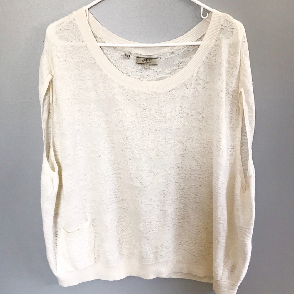 GUESS oversized coverup/vest